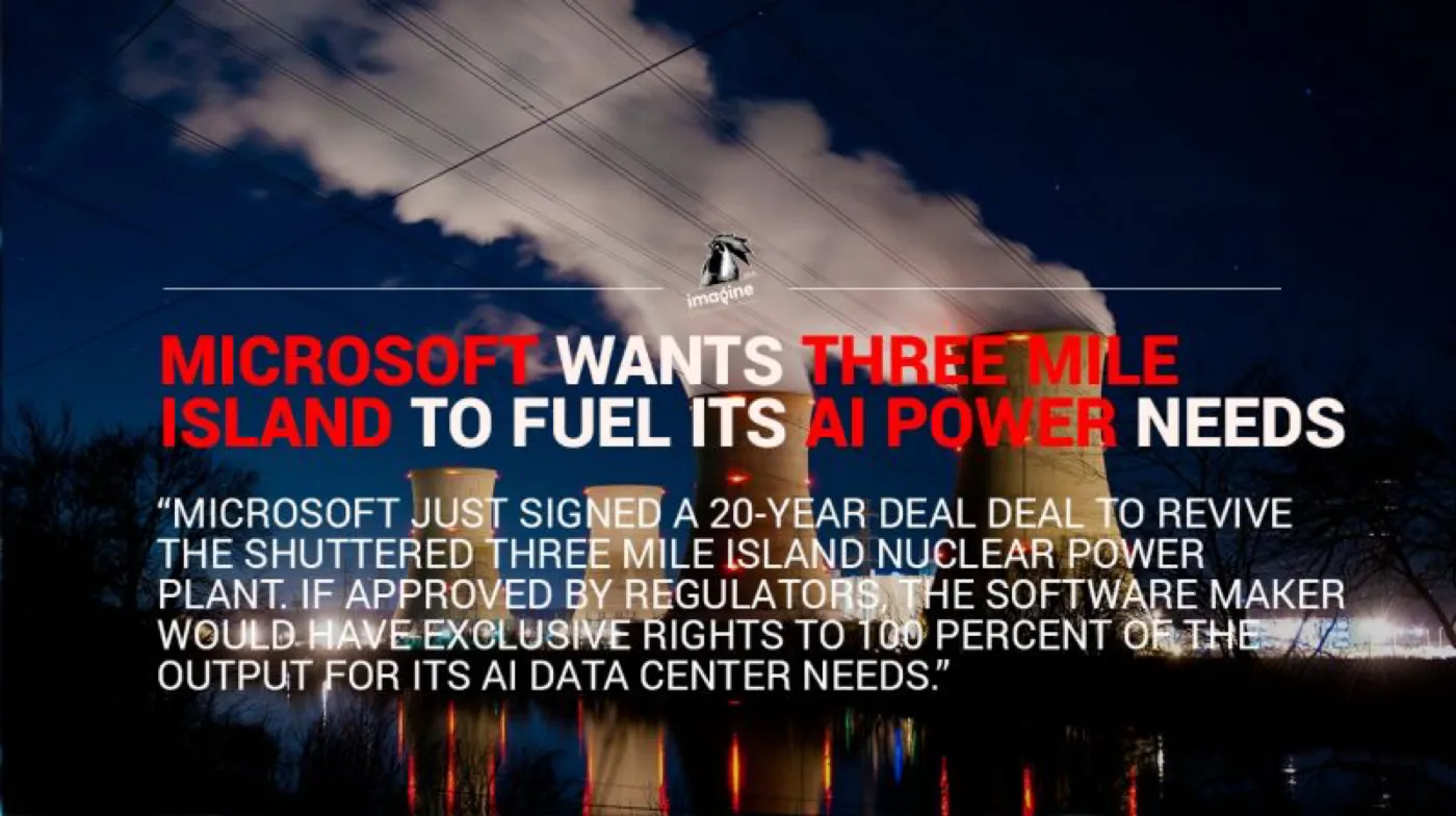 Microsoft x AI x Three Mile Island